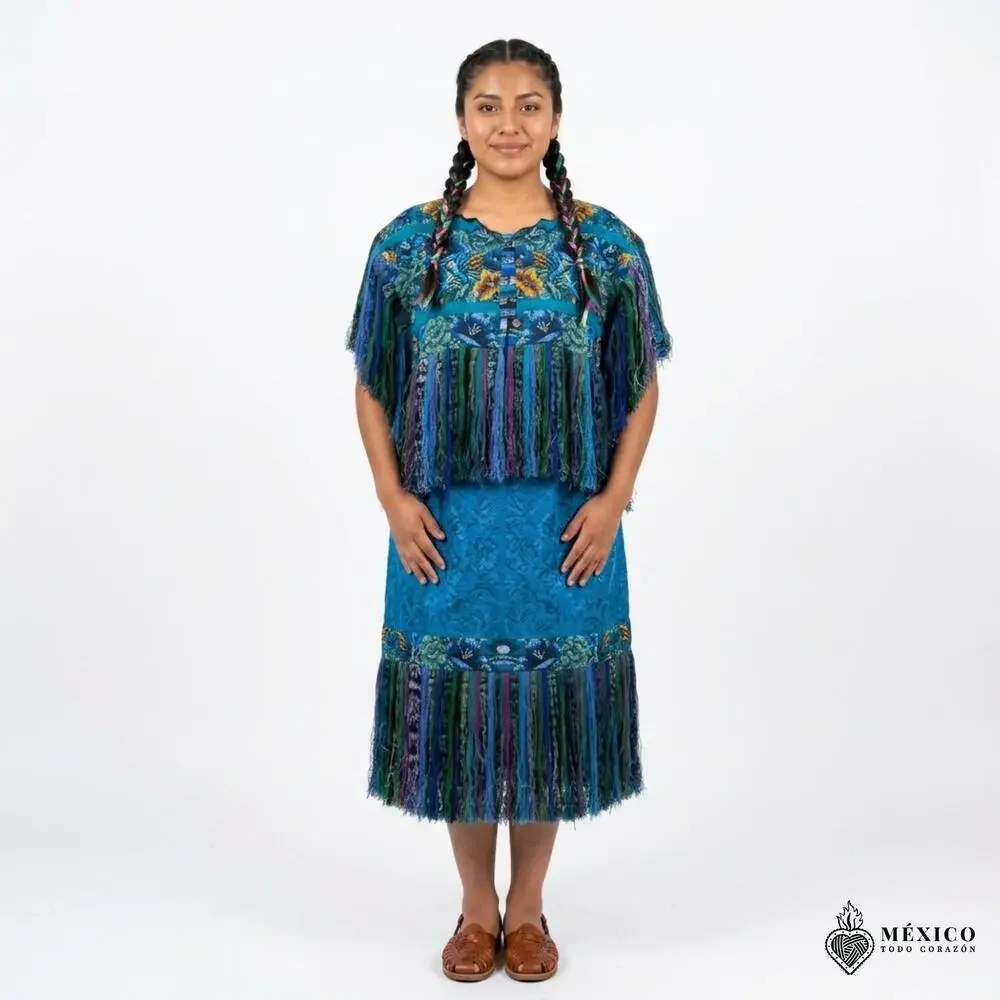 Cape huipil  only One of a kind one size SEE measurements one size fits all